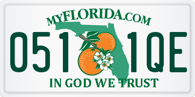 FL license plate 0511QE