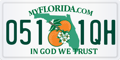 FL license plate 0511QH