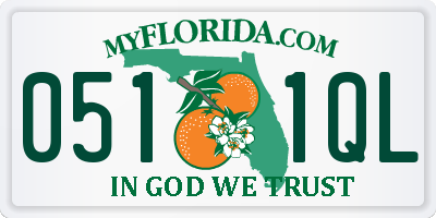 FL license plate 0511QL
