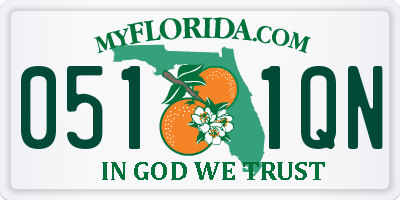 FL license plate 0511QN