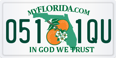 FL license plate 0511QU