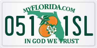 FL license plate 0511SL