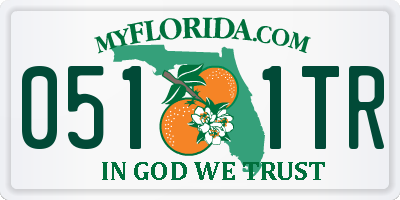 FL license plate 0511TR