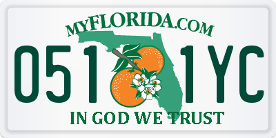 FL license plate 0511YC