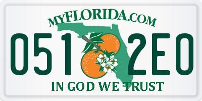 FL license plate 0512EO