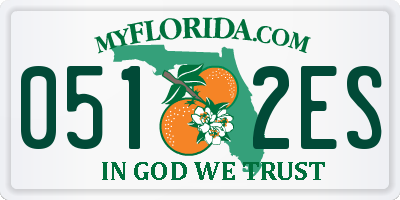 FL license plate 0512ES