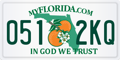 FL license plate 0512KQ