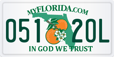 FL license plate 0512OL