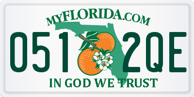 FL license plate 0512QE