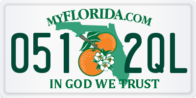 FL license plate 0512QL