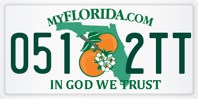 FL license plate 0512TT