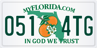 FL license plate 0514TG