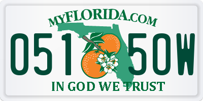 FL license plate 0515OW