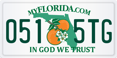 FL license plate 0515TG