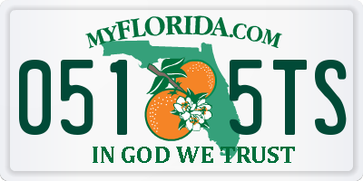FL license plate 0515TS