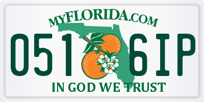 FL license plate 0516IP