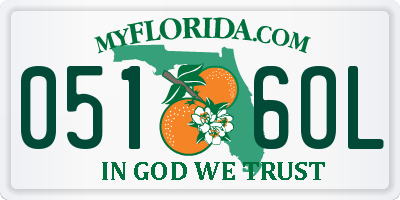 FL license plate 0516OL