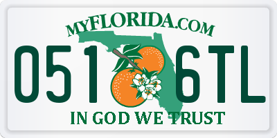 FL license plate 0516TL