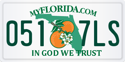 FL license plate 0517LS