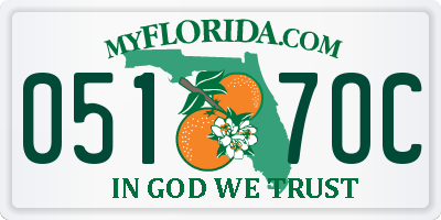 FL license plate 0517OC