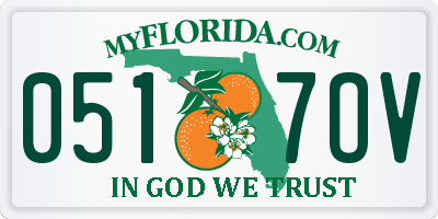 FL license plate 0517OV