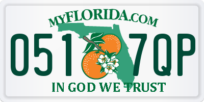 FL license plate 0517QP