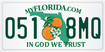 FL license plate 0518MQ