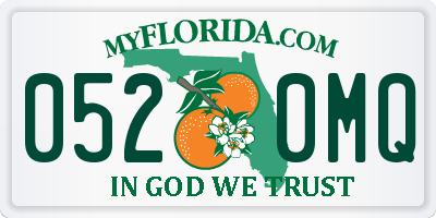 FL license plate 0520MQ