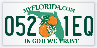 FL license plate 0521EQ