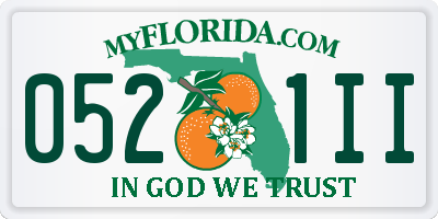 FL license plate 0521II