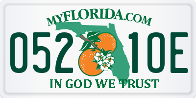FL license plate 0521OE