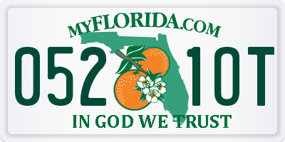 FL license plate 0521OT