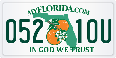 FL license plate 0521OU