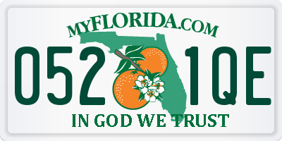 FL license plate 0521QE