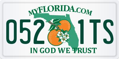 FL license plate 0521TS