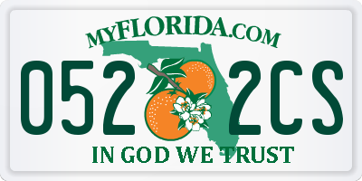 FL license plate 0522CS