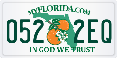 FL license plate 0522EQ