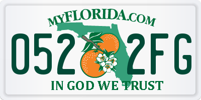 FL license plate 0522FG