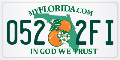FL license plate 0522FI