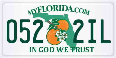 FL license plate 0522IL