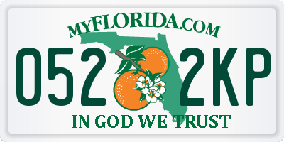 FL license plate 0522KP