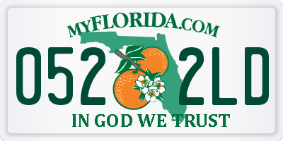 FL license plate 0522LD