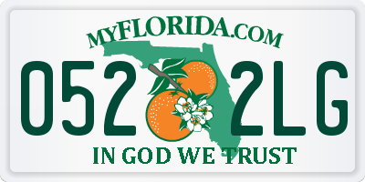 FL license plate 0522LG