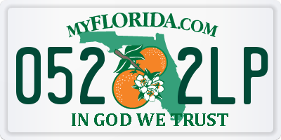 FL license plate 0522LP