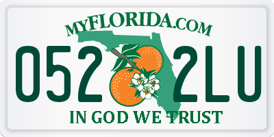 FL license plate 0522LU