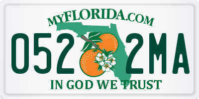 FL license plate 0522MA