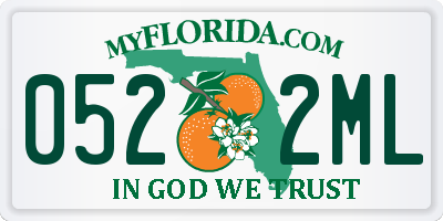 FL license plate 0522ML
