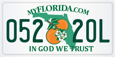 FL license plate 0522OL
