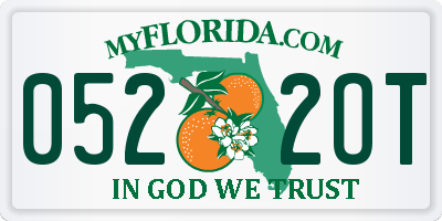 FL license plate 0522OT