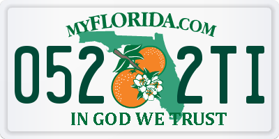 FL license plate 0522TI